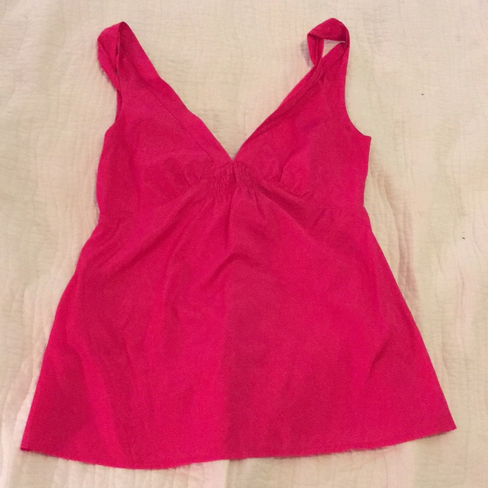 Twist strap A line V neck camisole
